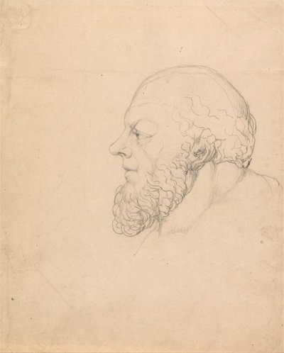 Sokrates, ein visionärer Kopf von William Blake
